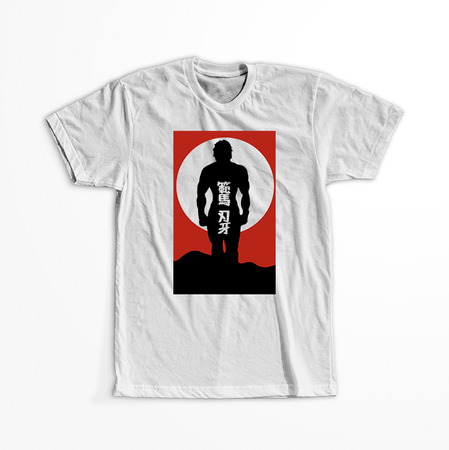 Koszulka Biała Baki the Grappler - WYBIERZ KOLOR KOSZULKI I FASON