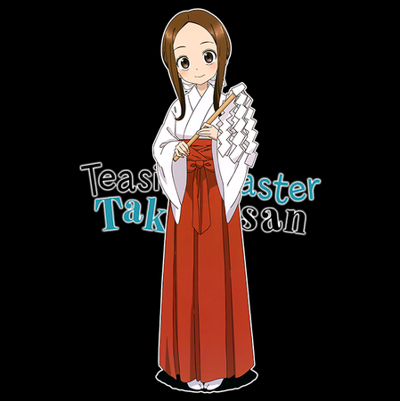 Koszulka Czarna Karakai Jouzu no Takagi-san - WYBIERZ KOLOR KOSZULKI I FASON