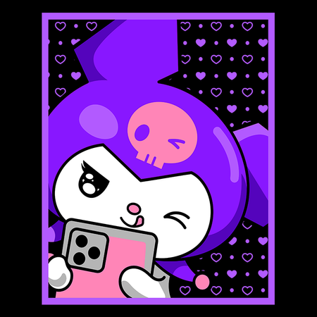Torba z uszami z Kuromi