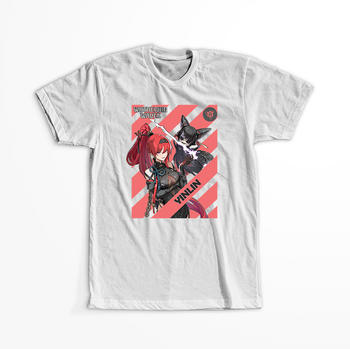 Koszulka Biała Wuthering Waves - WYBIERZ FASON I KOLOR KOSZULKI