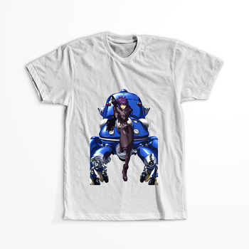 Koszulka Biała Ghost in the Shell - WYBIERZ KOLOR KOSZULKI I FASON