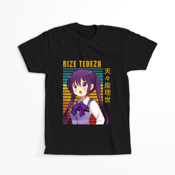 Koszulka Czarna - Is the Order a Rabbit?  - WYBIERZ KOLOR KOSZULKI I FASON