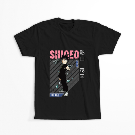 Koszulka Czarna Mob Psycho 100 WYBIERZ KOLOR KOSZULKI I FASON