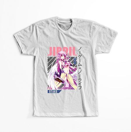 Koszulka Biała No Game No Life - WYBIERZ KOLOR KOSZULKI I FASON
