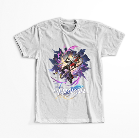 Koszulka Czarna - Honkai Star Rail  - Boothill  WYBIERZ KOLOR KOSZULKI I FASON