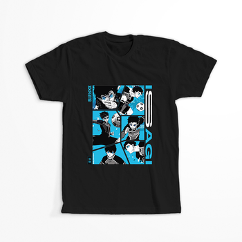 Koszulka Czarna - Blue Lock - WYBIERZ KOLOR KOSZULKI I FASON