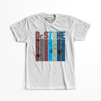 Koszulka Biała Dr. Stone - WYBIERZ KOLOR KOSZULKI I FASON