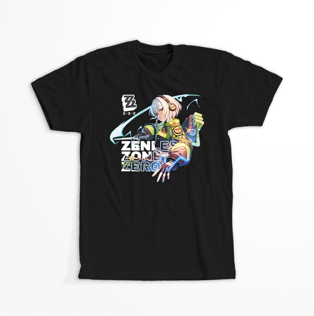 Koszulka Czarna - Zenless Zone Zero - WYBIERZ KOLOR KOSZULKI I FASON