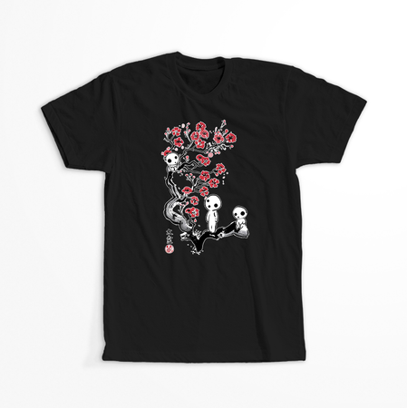 Koszulka Czarna - Princess Mononoke - WYBIERZ KOLOR KOSZULKI I FASON