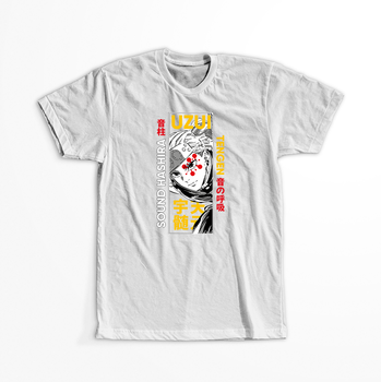 Koszulka Biała Demon Slayer / Kimetsu no Yaiba / Miecz zabójcy demonów - WYBIERZ KOLOR KOSZULKI I FASON