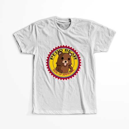 Koszulka Biała Pedobear - WYBIERZ KOLOR KOSZULKI I FASON