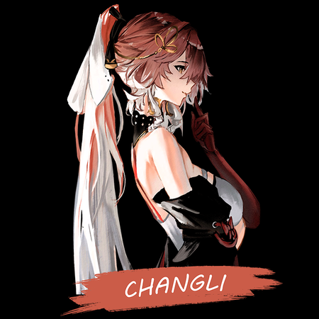 Koszulka Czarna Wuthering Waves - WYBIERZ FASON I KOLOR KOSZULKI 