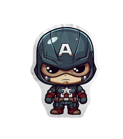 Poduszka Chibi Marvel - Captain America