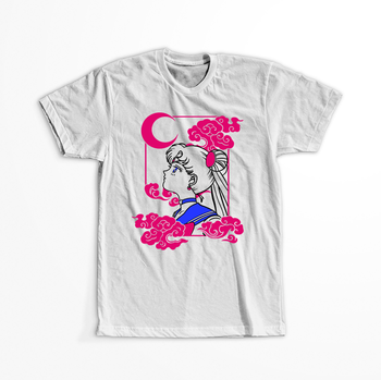 Koszulka Biała - Czarodziejka z księżyca / Sailor Moon - WYBIERZ KOLOR KOSZULKI I FASON