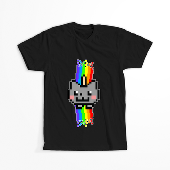 Koszulka Czarna NyaNyan WYBIERZ KOLOR KOSZULKI I FASON