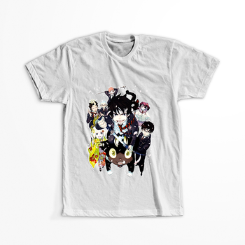 Koszulka Biała Ao No Exorcist / Blue Exorcist - WYBIERZ KOLOR KOSZULKI I FASON