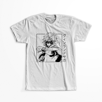 Koszulka Biała - Vinland saga - WYBIERZ KOLOR KOSZULKI I FASON