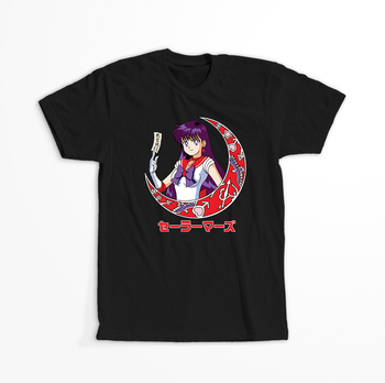 Koszulka Czarna  - Czarodziejka z księżyca / Sailor Moon - WYBIERZ KOLOR KOSZULKI I FASON