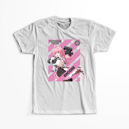 Koszulka Biała Wuthering Waves - WYBIERZ FASON I KOLOR KOSZULKI 