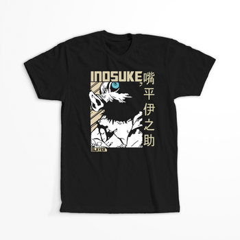 Koszulka Czarna Demon Slayer / Kimetsu no Yaiba / Miecz zabójcy demonów - WYBIERZ KOLOR KOSZULKI I FASON