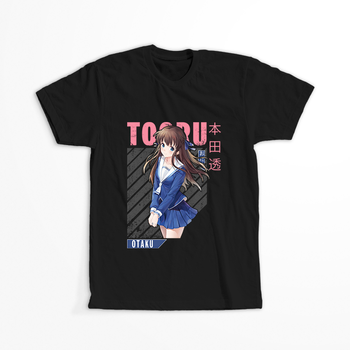 Koszulka Czarna Fruits Basket WYBIERZ KOLOR KOSZULKI I FASON