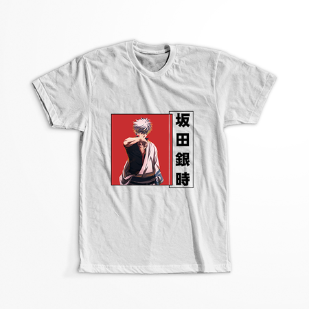 Koszulka Biała Gintama WYBIERZ KOLOR KOSZULKI I FASON