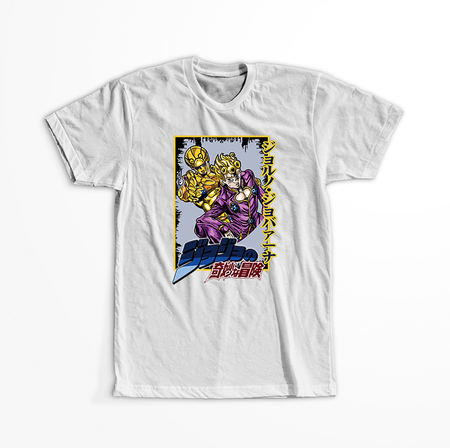 Koszulka Biała JOJO's Bizarre Adventure - WYBIERZ KOLOR KOSZULKI I FASON