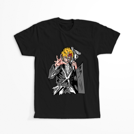 Koszulka Czarna Bleach - WYBIERZ KOLOR KOSZULKI I FASON