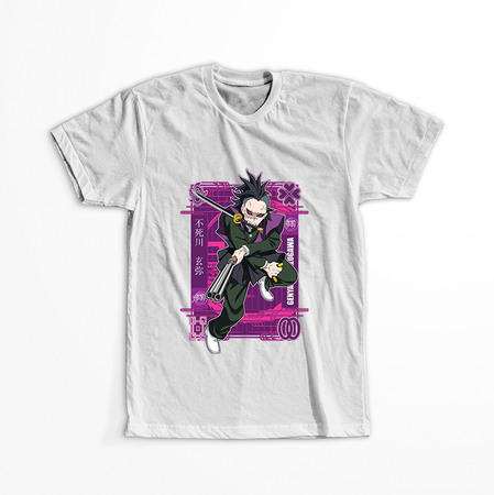 Koszulka Biała Demon Slayer / Kimetsu no Yaiba / Miecz zabójcy demonów - WYBIERZ KOLOR KOSZULKI I FASON