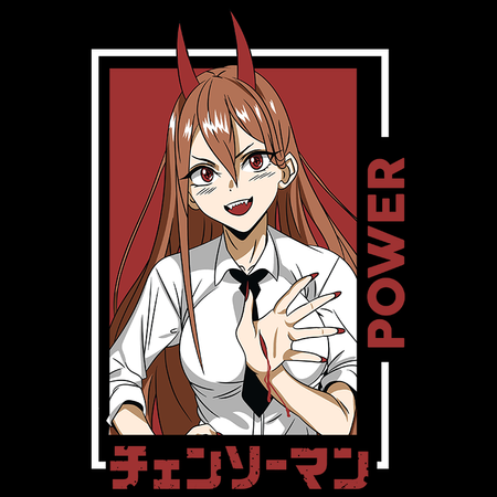 Koszulka Czarna Chainsaw Man WYBIERZ KOLOR KOSZULKI I FASON