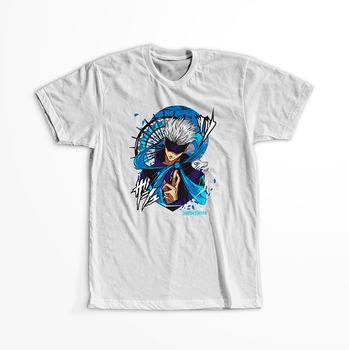 Koszulka Biała Jujutsu Kaisen - WYBIERZ KOLOR KOSZULKI I FASON