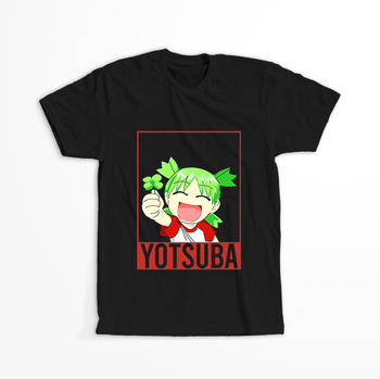 Koszulka Czarna Yotsuba! WYBIERZ KOLOR KOSZULKI I FASON