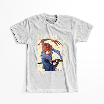 Koszulka Biała Rurouni Kenshin WYBIERZ KOLOR KOSZULKI I FASON