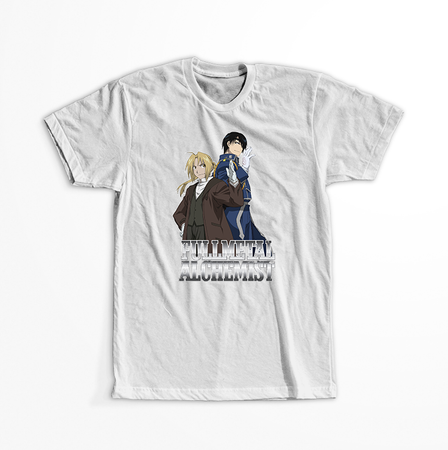 Koszulka Biała Fullmetal Alchemist - WYBIERZ KOLOR KOSZULKI I FASON