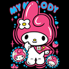 Koszulka Biała - My Melody - WYBIERZ KOLOR KOSZULKI I FASON