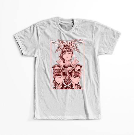 Koszulka Biała Baby Metal - WYBIERZ KOLOR KOSZULKI I FASON