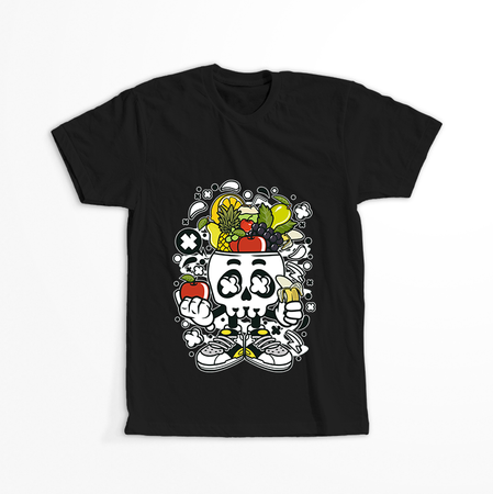 Koszulka Czaszka KOLOR KOSZULKI I FASON