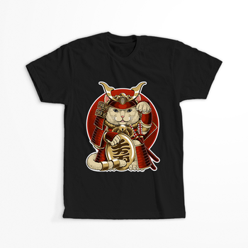 Koszulka Samuraj kot KOLOR KOSZULKI I FASON