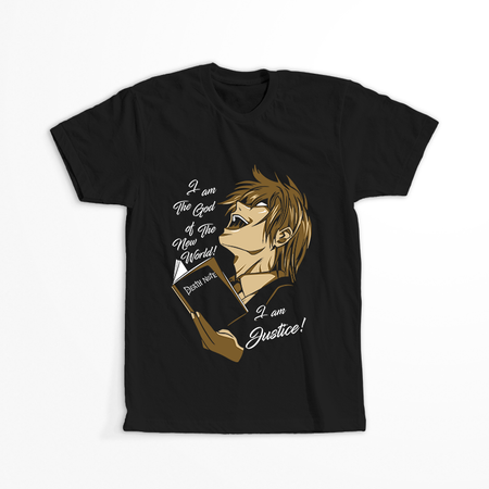 Koszulka Czarna Death Note - WYBIERZ KOLOR KOSZULKI I FASON