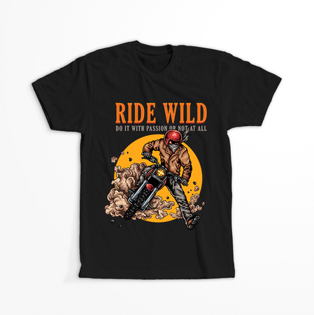 Koszulka Ride Wild  WYBIERZ KOLOR KOSZULKI I FASON
