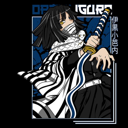 Koszulka Biała Demon Slayer / Kimetsu no Yaiba / Miecz zabójcy demonów - WYBIERZ KOLOR KOSZULKI I FASON