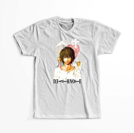 Koszulka Biała Death Note - WYBIERZ KOLOR KOSZULKI I FASON