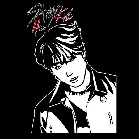 Koszulka Czarna Stray Kids WYBIERZ KOLOR KOSZULKI I FASON