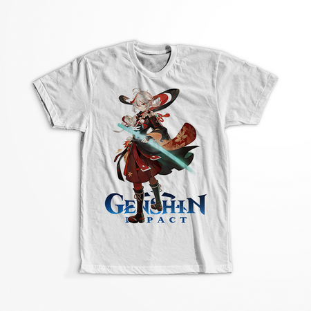 Koszulka Biała Genshin Impact - Kaedehara Kazuha - WYBIERZ KOLOR KOSZULKI I FASON