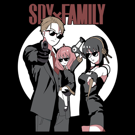 Koszulka Biała Spy X Family - WYBIERZ KOLOR KOSZULKI I FASON