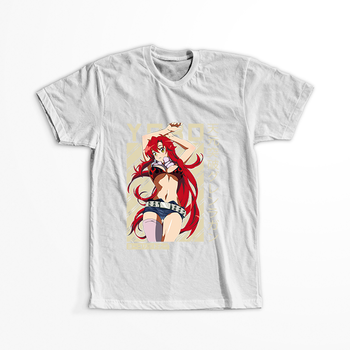 Koszulka Biała Tengen Toppa Gurren Lagann - WYBIERZ KOLOR KOSZULKI I FASON