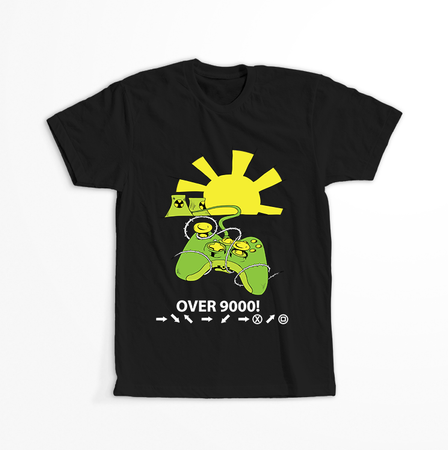 Koszulka Over 9000! WYBIERZ KOLOR KOSZULKI I FASON