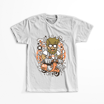 Koszulka Skuter WYBIERZ KOLOR KOSZULKI I FASON