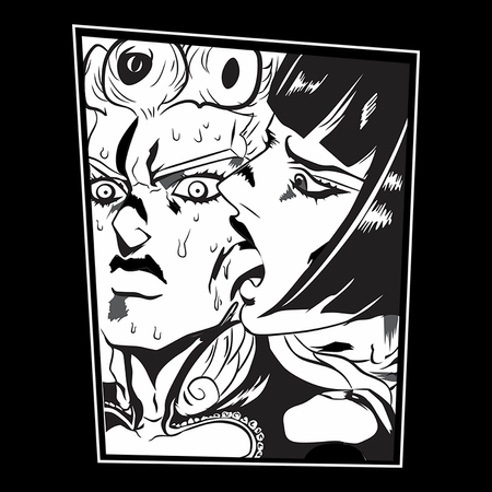 Koszulka Biała JOJO's Bizarre Adventure - WYBIERZ KOLOR KOSZULKI I FASON