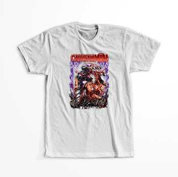 Koszulka Biała Chainsaw Man WYBIERZ KOLOR KOSZULKI I FASON